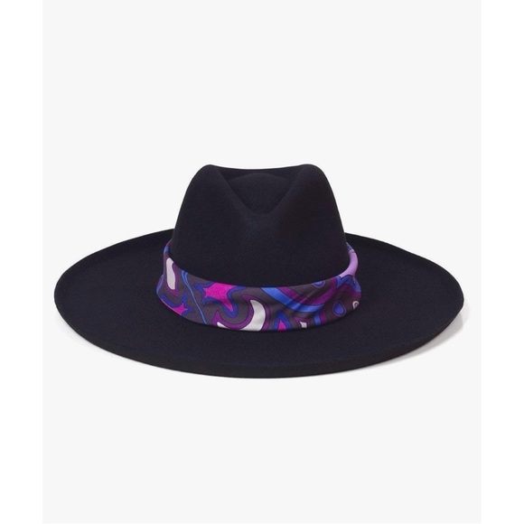 Lack Of Color Melodic Hat Fedora Wool Felt Classic Retro Boho Black Medium NWT - Picture 4 of 13